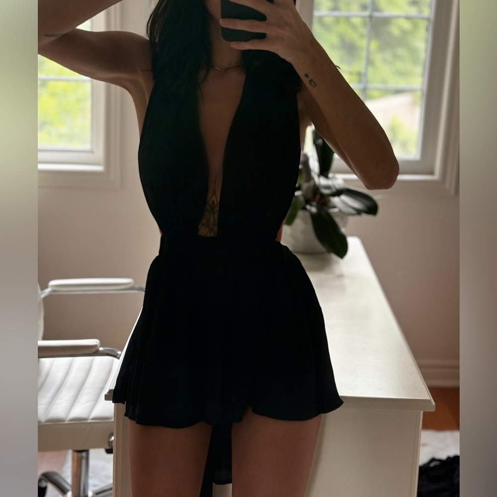 Mini Backless Romper!